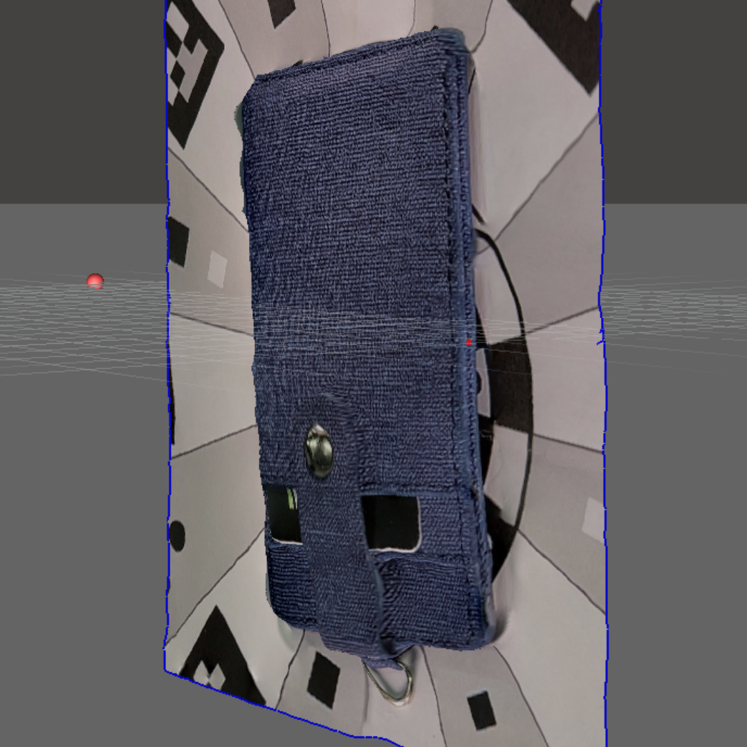 Then I also scanned my ID card holder with my iPad, and once again, it was scanned much better than the one I did with my phone. It didn't have the wobbly feeling at all, and the texture wasn't messed up either.